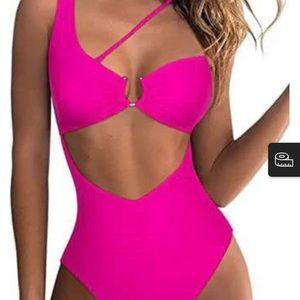 Pink swimsuit